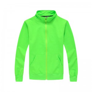 #208-LightWeight Full Zip Sweatshirt