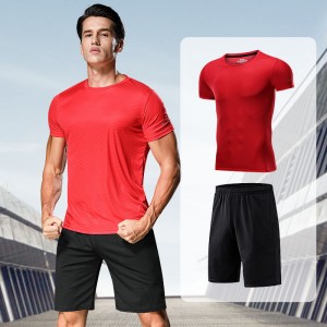 FDMM004-Men's Cool Dry Fit Short Sleeve Crew T-shirts